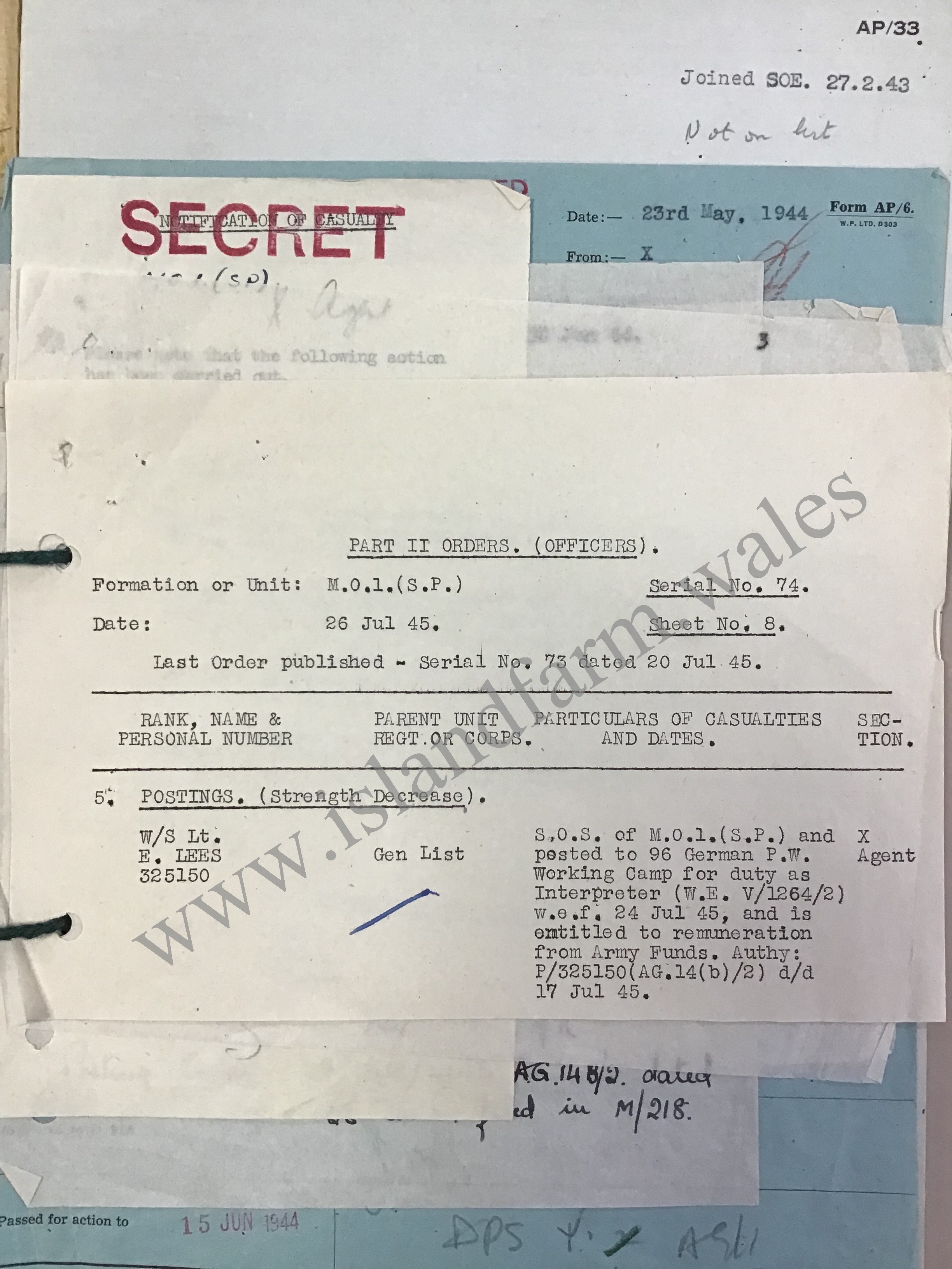 July 26 1945 document