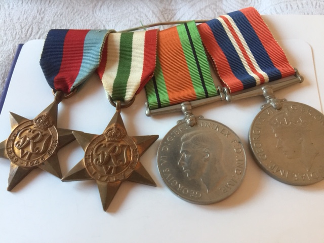 Medals of Capt Ted Lees