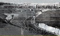 Railway track leading into 8x1 and 8x2